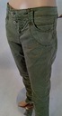 Zelené nohavice zips vrecká Street One 38/32 Odtieň kaki
