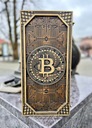 Деревянные нарды - шаблон биткойнов