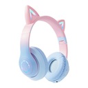 БЕСПРОВОДНЫЕ НАУШНИКИ CAT EAR LED VER.5.3 RGB LIGHT MIX COLOR