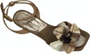 Sandále ozdoba kvet HISPANITAS HV243291 metalické zlaté r37 Materiál vložky pravá koža