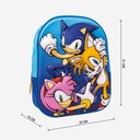 batoh do škôlky SONIC konvexný 3D Kód výrobcu 2100004683