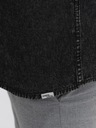 Pánska džínsová košeľa na patentky s vreckami čierna V3 OM-SHDS-0115 XXL Druh goliera golier