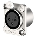 РАЗЪЕМ XLR 3-КОНТАКТНЫЙ ГНЕЗДОЧНЫЙ ROXTONE RX3FD-NT В СБОРЕ