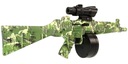 Sniper puška Sniperka PISTOLET AUTOMAT na vodné gule MP5 Puškohľad pozadia Vek dieťaťa 14 rokov +