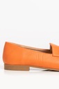 Mokasyny loafersy orange - 37 Długość wkładki 24 cm