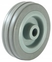 KOŁO PLASTIKOWE SZARE 75 mm otwór fi 10 mm