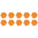 Набор из 10 K20 RPG Cubes остерегается SITH двадцать семь