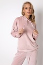 Dámske pyžamo/komplet ALEXIS z velúru *L* ružové Veľkosť L