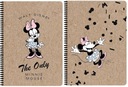 KOŁOZESZYT A4/80K KRATKA MINNIE MOUSE KRAFT (5SZT)