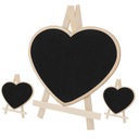 3 szt. Mała tablica kredowa na biurko w kształcie serca Marka bez marki