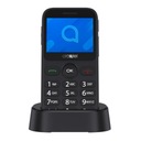 Серый телефон ALCATEL 2020X с зарядной базой для пожилых людей