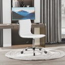 Fotel Krzesło Białe Obrotowe Eko Skóra Wygodne Kod producenta Fotel Krzesło Białe Obrotowe Eko Skóra