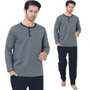 МУЖСКИЕ ПИЖАМЫ ТЕПЛЫЕ ИЗ ПЛОТНОГО ХЛОПКА ДЛИННЫЕ БРЮКИ С ДЛИННЫМИ РУКАВАМИ/КАРМАНАМИ/ПУГОВИЦАМИ