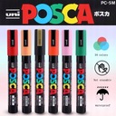 Pc-5M 15 цветов 1 набор маркеров UNI POSCA