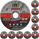 25 x TARCZE TARCZA DO CIĘCIA METALU STALI INOX 125 MM x 1,0 MM