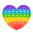 POP TOY BUBBLE PUSH IT СЕНСОРНОЕ СЕРДЦЕ РАДУГА