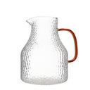 КУВШИН 1,9 Л, Кованое СТЕКЛО, ПРОЗРАЧНЫЙ, БОЛЬШОЙ