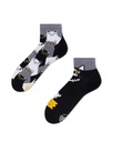 MANYMORNINGS Black Cat Quarter ponožky 43-46