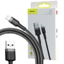 USB-A — кабель Lightning, Baseus Cafule 2,4 А, 0,5 м