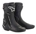 ВЫСОКИЕ СПОРТИВНЫЕ МОТОЦИКЛОВЫЕ БОТИНКИ ALPINESTARS SMX PLUS V2 ЧЕРНЫЕ 39