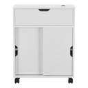 Kúpeľňová skrinka vstavaná 67x52x17cm biela Výška nábytku 67 cm