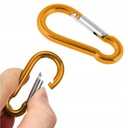 КАРАБИН 60 ММ БРЕЛОК С ПРЯЖКОЙ и КРЮКОМ КАРАБИНА