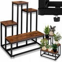 МЕТАЛЛИЧЕСКАЯ ПОДСТАВКА ДЛЯ ЦВЕТОВ, ПОДСТАВКА ДЛЯ ЦВЕТОВ, ПРОМЫШЛЕННАЯ, РУСТИКАЛЬНАЯ, ПРОЧНАЯ, ПРОЧНАЯ