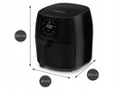 FRITÉZA AIR FRYER BEZTUKOVÁ FRITÉZA 4,5L pre 2 osôb KOMPAKTNÁ Hĺbka produktu 23.5 cm