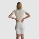 Женский комплект Bamboo MERINO WOOL экрю-черный XL