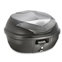 KAPPA TOP CASE 35L MONOLOCK С БЕЛЫМИ ОТРАЖАТЕЛЯМИ