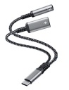 Переходник с USB-C на 3,5-мм разъем + USB-C