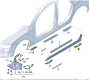 NEW ORIGINAL AUDI 4G0853869AGRU ZASLEPKAGRUNTOWANY  photo 9