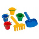 LESZKO РАЗНОЦВЕТНЫЕ ИГРУШКИ ПЕСКА РАББЫ + ЛОПАТА + ВЕДРА РАЗНЫХ ЦВЕТОВ