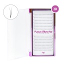 ПРЕМИУМ ОБЪЕМ ВЕНТИЛЯТОРЫ 2D C 0,07 12 ММ WONDER LASHES 360 ШТ. РЕСНИЦЫ