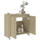 vidaXL Kúpeľňová skrinka, dub sonoma, 60x33x61 cm, drevotrieska Hĺbka nábytku 33 cm