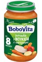 Ужин BoboVita Овощи, телятина, индейка, крупничек, овощи 8x125г