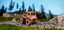 3D puzzle Mechanické auto Monster Truck 1 Materiál drevo
