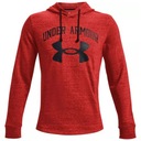 MIKINA UNDER ARMOUR RIVAL TERRY BIG LOGO HOODIE MEN RED XXL