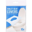 NAKŁADKA NA MUSZLĘ KLOZETOWĄ JEDNORAZOWE 10SZT WC
