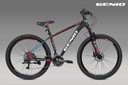 ROWER MĘSKI GÓRSKI MTB GENIO NINETY ONE 17”/27,5” CZARNY LTWOO 3x9 BIEGÓW Marka inna