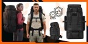 Туристична Vedor Powyżej 80 L Чорний