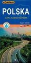 ПОЛЬША 2024 ЛАМИНИРОВАННАЯ АВТОМОБИЛЬНАЯ ТУРИСТИЧЕСКАЯ КАРТА КОМПАС