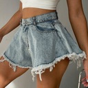 Women Denim Shorts Jeans Summer Beach Clothing Fem Rozmiar S