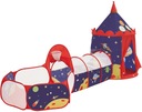 Namiot do zabawy, tunel, plac zabaw dla dzieci, 3 w 1 jednorożce Wysokość produktu 50 cm