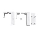 Неинвазивная застежка-складки, белый комплект