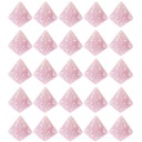 ZESTAW 25 KOSTEK K4 RPG UROCZA WRÓŻKA KOŚĆ CZTEROŚCIENNA