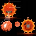 3 VNT FLARA LED BLYSKOWA DISC HEADLIGHT WARNING MAGNETIC + GAC  photo 10