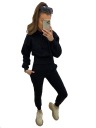 Женский спортивный костюм, брюки, толстовка, черный Tmc Moda