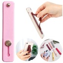 САМОКЛЕЯЩАЯСЯ СУМКА ДЛЯ ТЕЛЕФОНА/ЧЕХОЛА С ТАПОЧКОЙ НА ПАЛЬЦЫ, РОЗОВАЯ