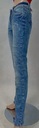 Nohavice jeans modrý zips Scarlett Cecil 25/32 Strih rovný